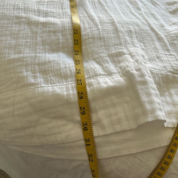 Sundry NWT white gauze cover up dress, size large (3) - Picture 13 of 15